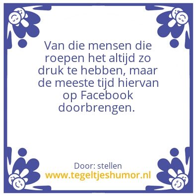 Tegeltje: Prioriteiten