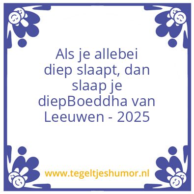 Tegeltje: Boedha
