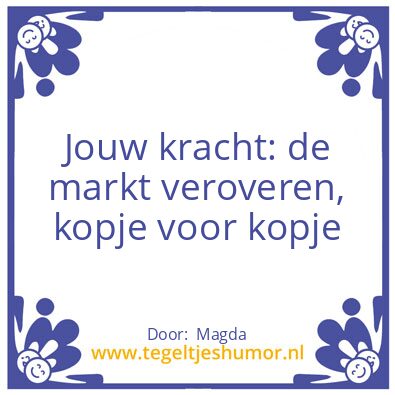 Tegeltje: Voor Anouk