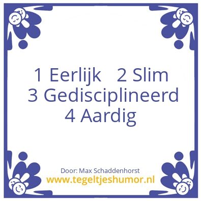 Tegeltje: Mijn kwaliteiten