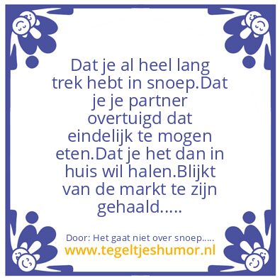 Tegeltje: Snoep