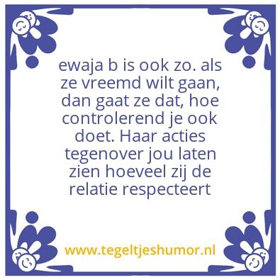 Tegeltje: vreemdgaan