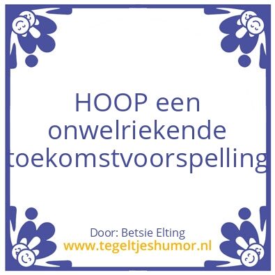 Tegeltje: oke
