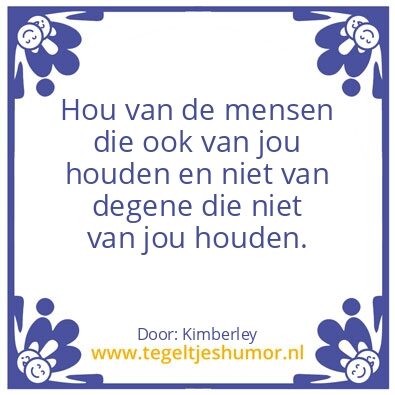 Tegeltje: liefde