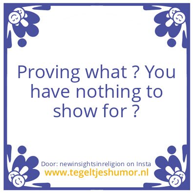 Tegeltje: THE SIMPLE SOLUTION ?