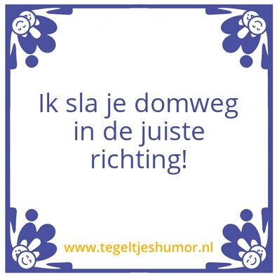 Tegeltje: Bokscoach