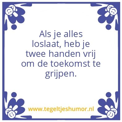 Tegeltje: Toekomst