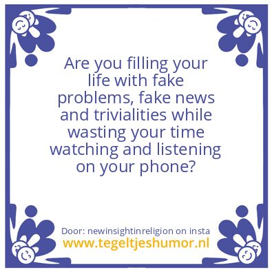 Tegeltje: It,s Your life.