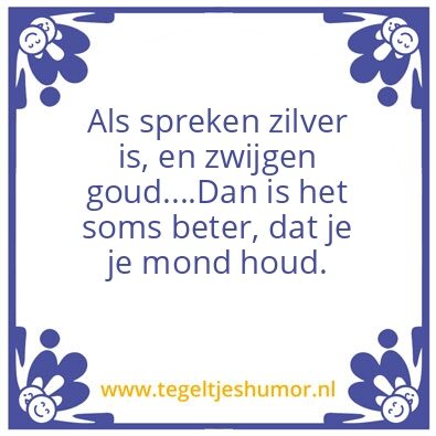 Tegeltje: Wijs
