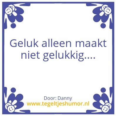Tegeltje: Tegel