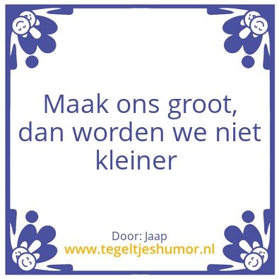 Tegeltje: Tegeltje
