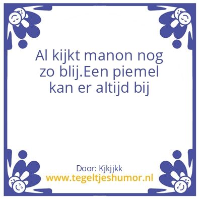 Tegeltje: Stoephoertegel