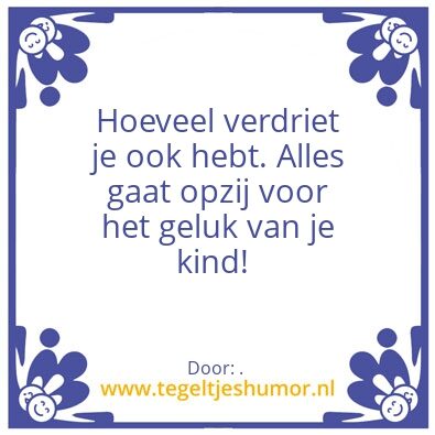 Tegeltje: .