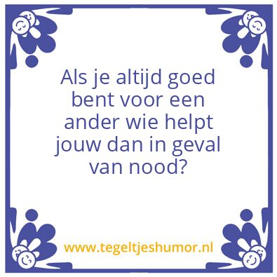 Tegeltje: Mes in je rug