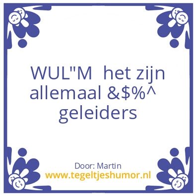 Tegeltje: ge   leiders